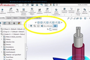 SolidWorks 2016 - Selection Breadcrumbs