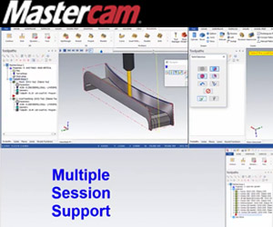 Mastercam 2017 Multiple Session Support