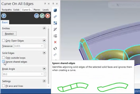 Mastercam 2018 Edge Curve Enhancements