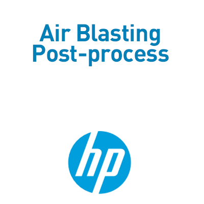 Air blasting post-process