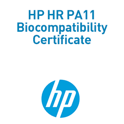 HP HR PA11 Biocompatibility Certificate