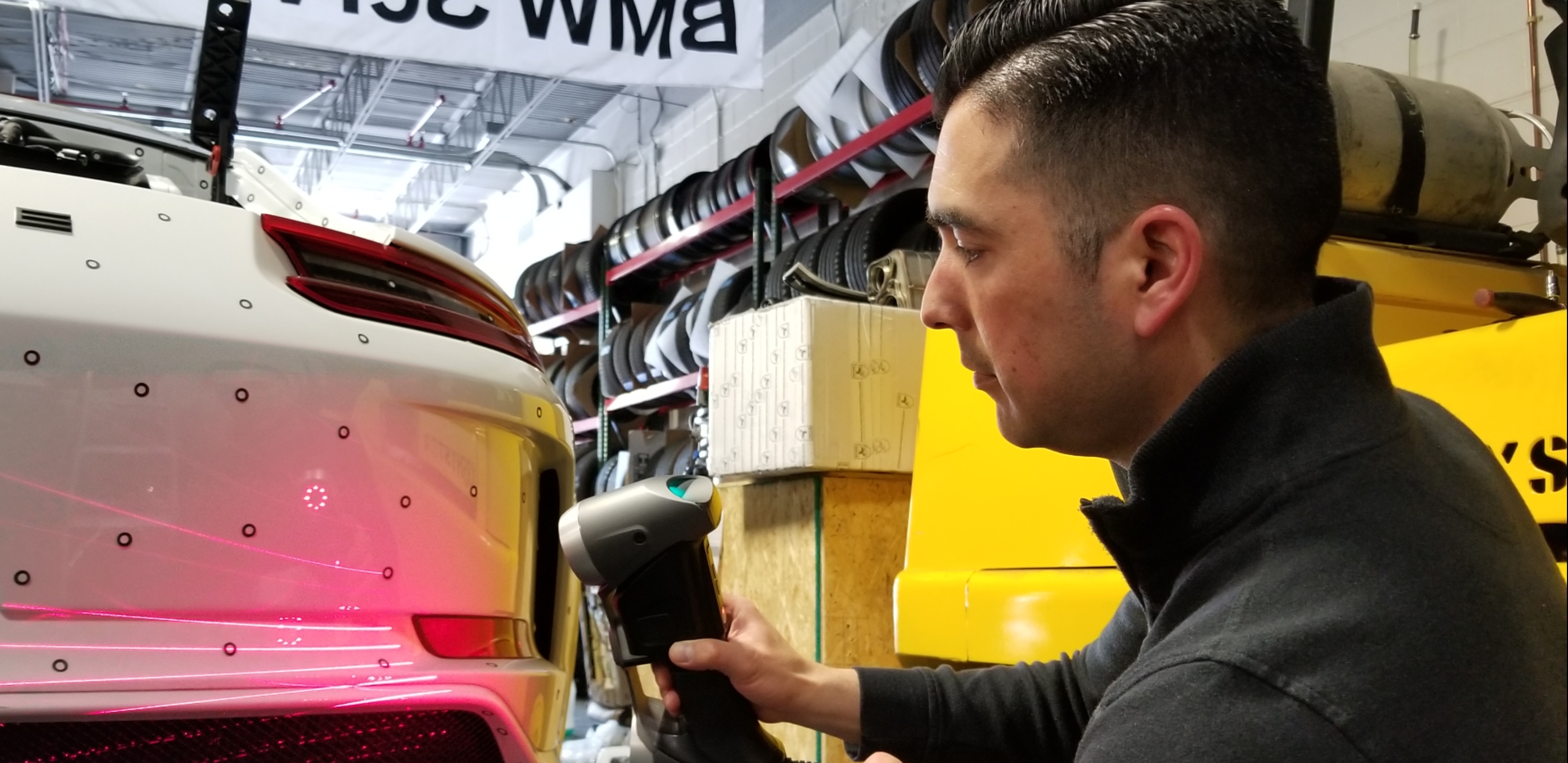 Scanning a Porsche GT3