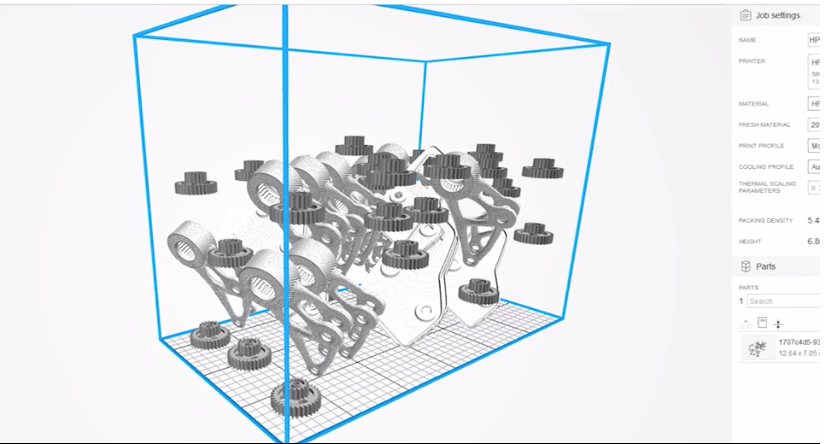 HP Jet Fusion 500 Series 3D Printer