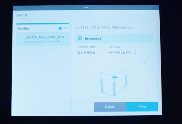 HP Jet Fusion 500 Series 3D Printer