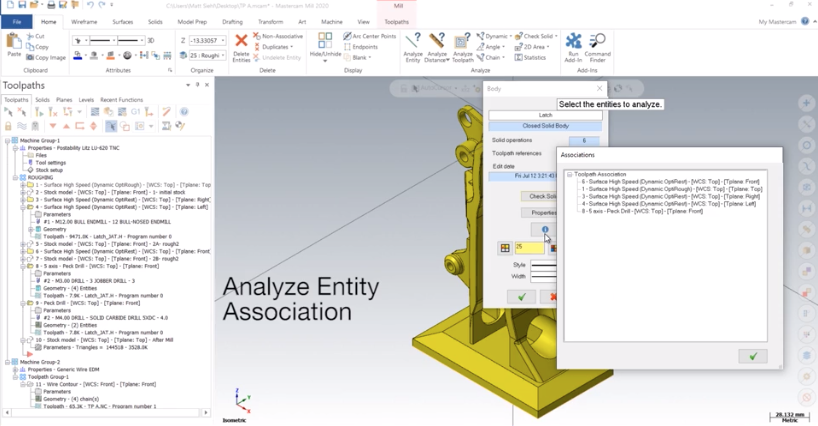 file association for mastercam 2019