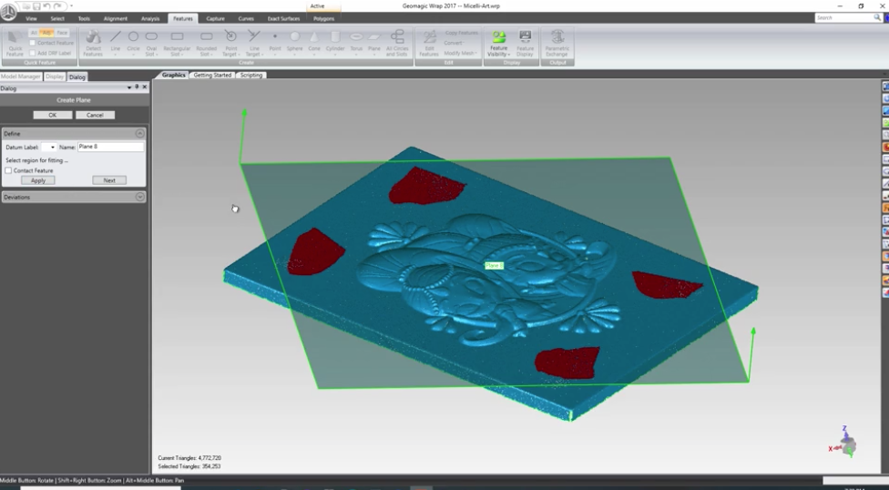 Orient a 3D Scan for Machining