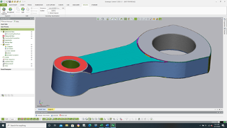 Measuring features on a mesh without a CAD model