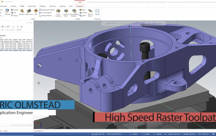 Mastercam High Speed Raster Toolpaths