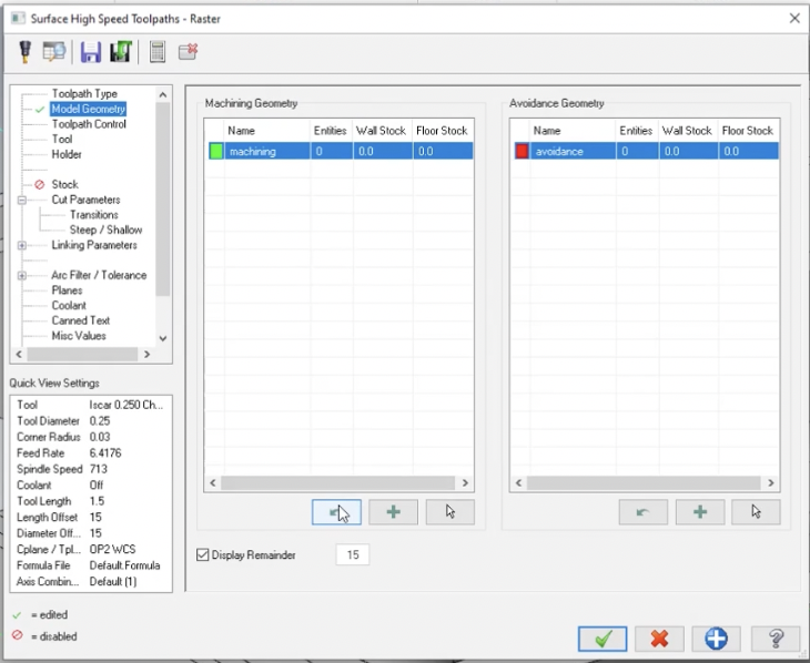 Mastercam High Speed Raster Toolpaths