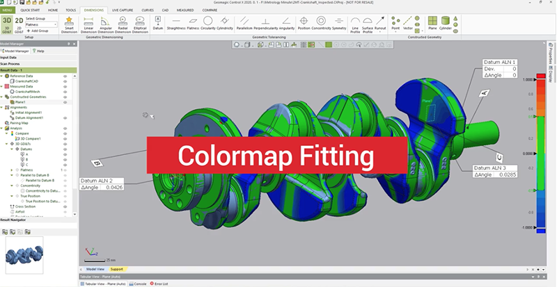 Color Map Fitting