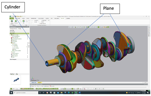 Inspecting using Control X without a nominal CAD model