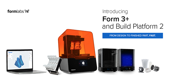 Increase Print Speed by 20-40% and Streamline Post-processing with the Form 3+ and Build Platform 2