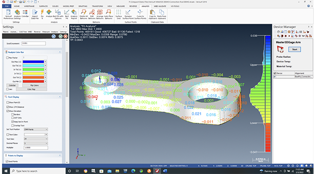 Verisurf ANALYSIS module