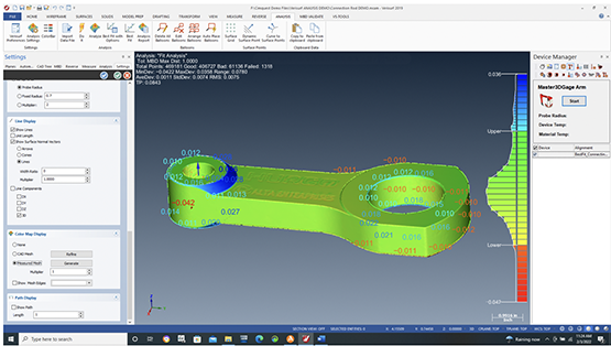 Verisurf ANALYSIS module