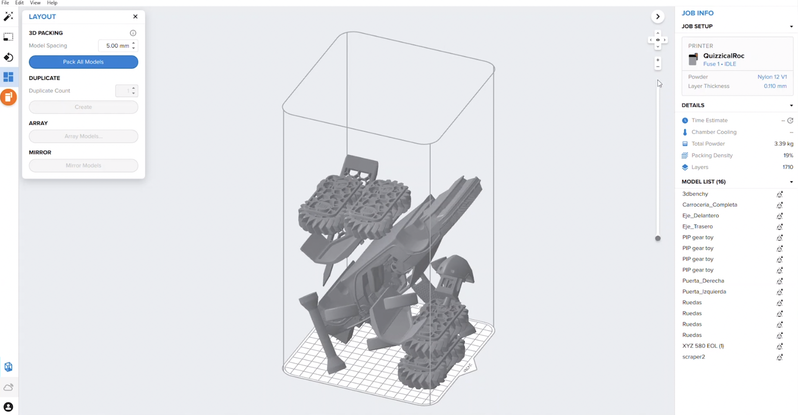 3D printing workflow, Details