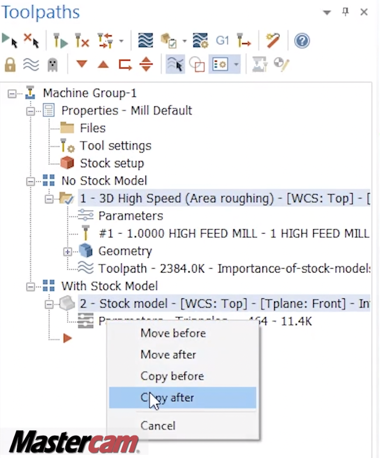 Mastercam 2023 – The Importance of Stock Models