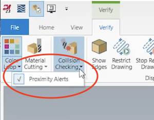 Mastercam 2023 Mill Verify Enable Collision Checking