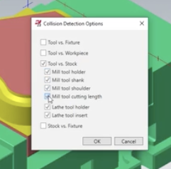 Mastercam 2023 Mill Verify Enable Collision Checking