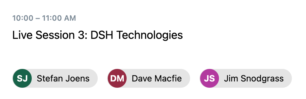 MIM Webinar 3 - DSH Technologies