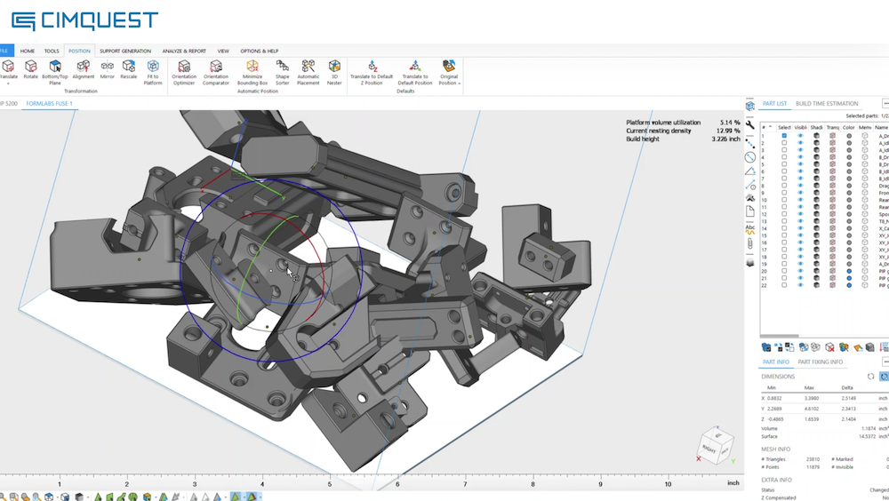 Materialise Magics – Packing Programs for 3D Printing