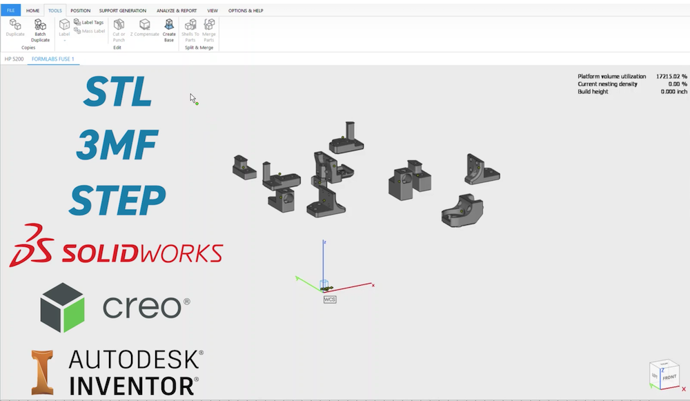 Materialise Magics – Packing Programs for 3D Printing