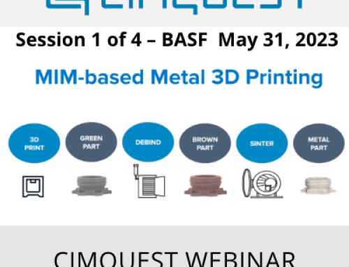 A MIM-Based Approach to Metal 3D Printing from Entry to Production: Live Session 1 – BASF – Webinar on Demand
