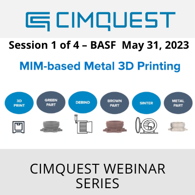 A MIM-Based Approach to Metal 3D Printing from Entry to Production: Live Session 1 – BASF