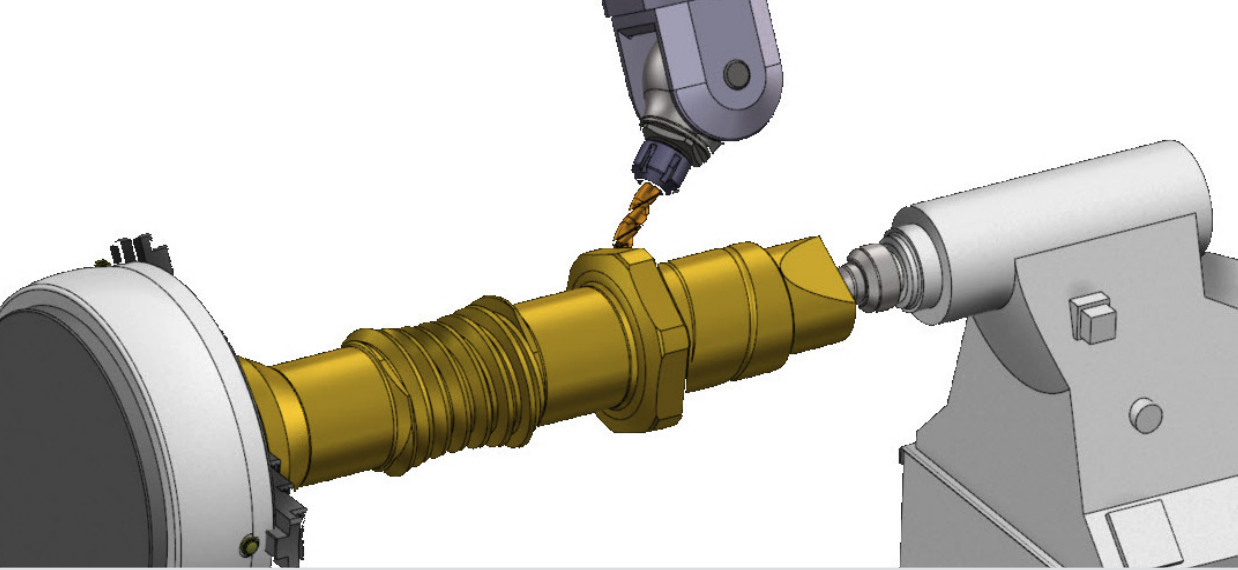 Turret Mounted Angled Milling Heads