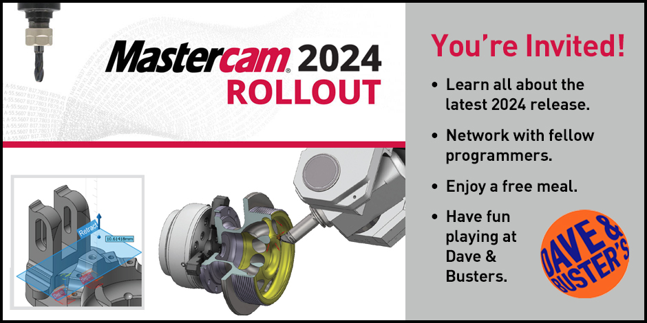 Mastercam 2024 Rollouts
