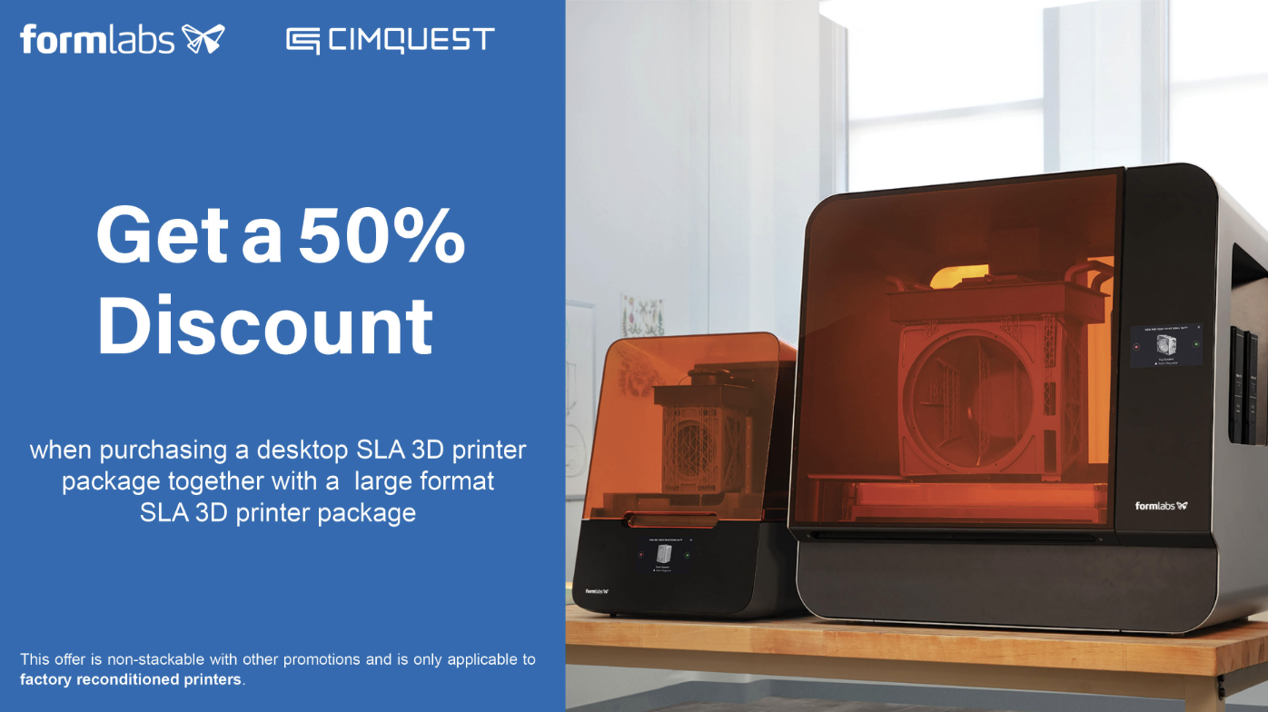 50% off Formlabs