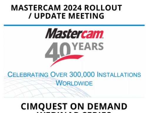 Mastercam 2024 Rollout