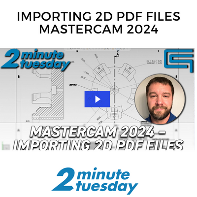 Importing 2D PDF Files