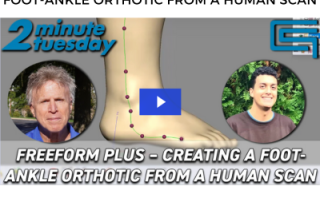 Freeform Plus – Creating a Foot-Ankle Orthotic from a Human Scan-2mt
