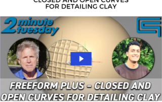 Freeform Plus – Closed and Open Curves for Detailing Clay