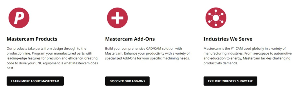 Mastercam new website