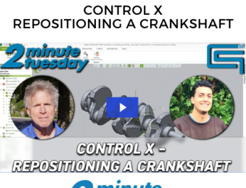 Control X – Repositioning a Crankshaft