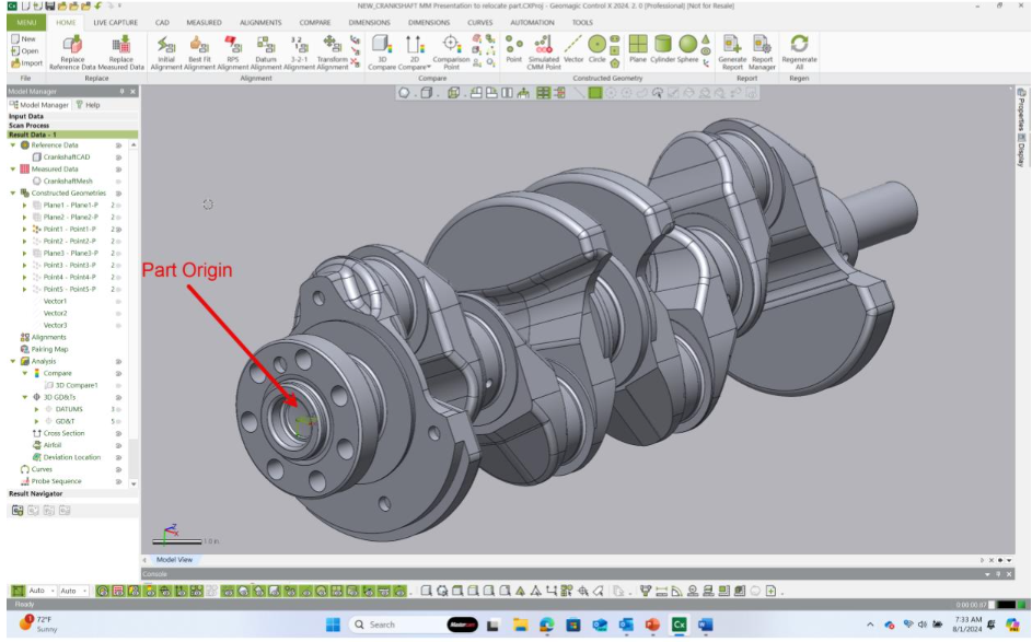 Metrology Minute - Relocating a CAD model for inspection