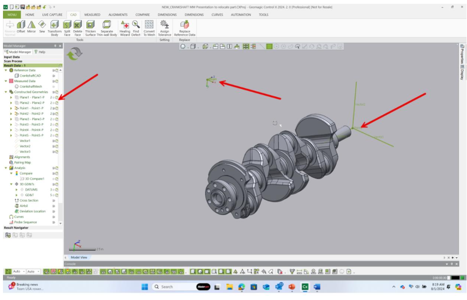 Metrology Minute - Relocating a CAD model for inspection