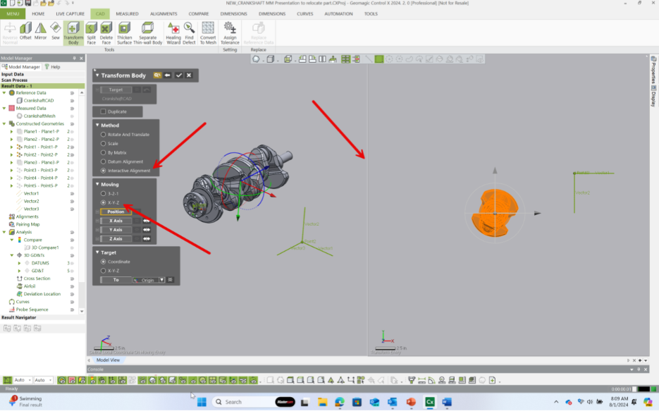 Metrology Minute - Relocating a CAD model for inspection