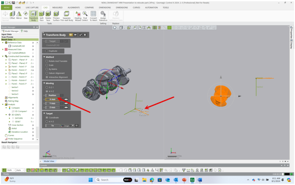 Metrology Minute - Relocating a CAD model for inspection