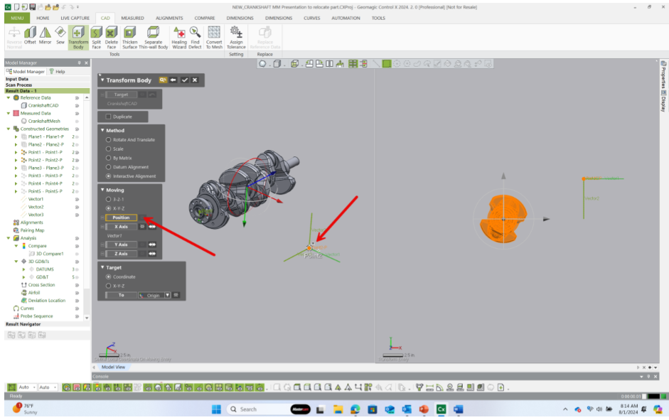 Metrology Minute - Relocating a CAD model for inspection