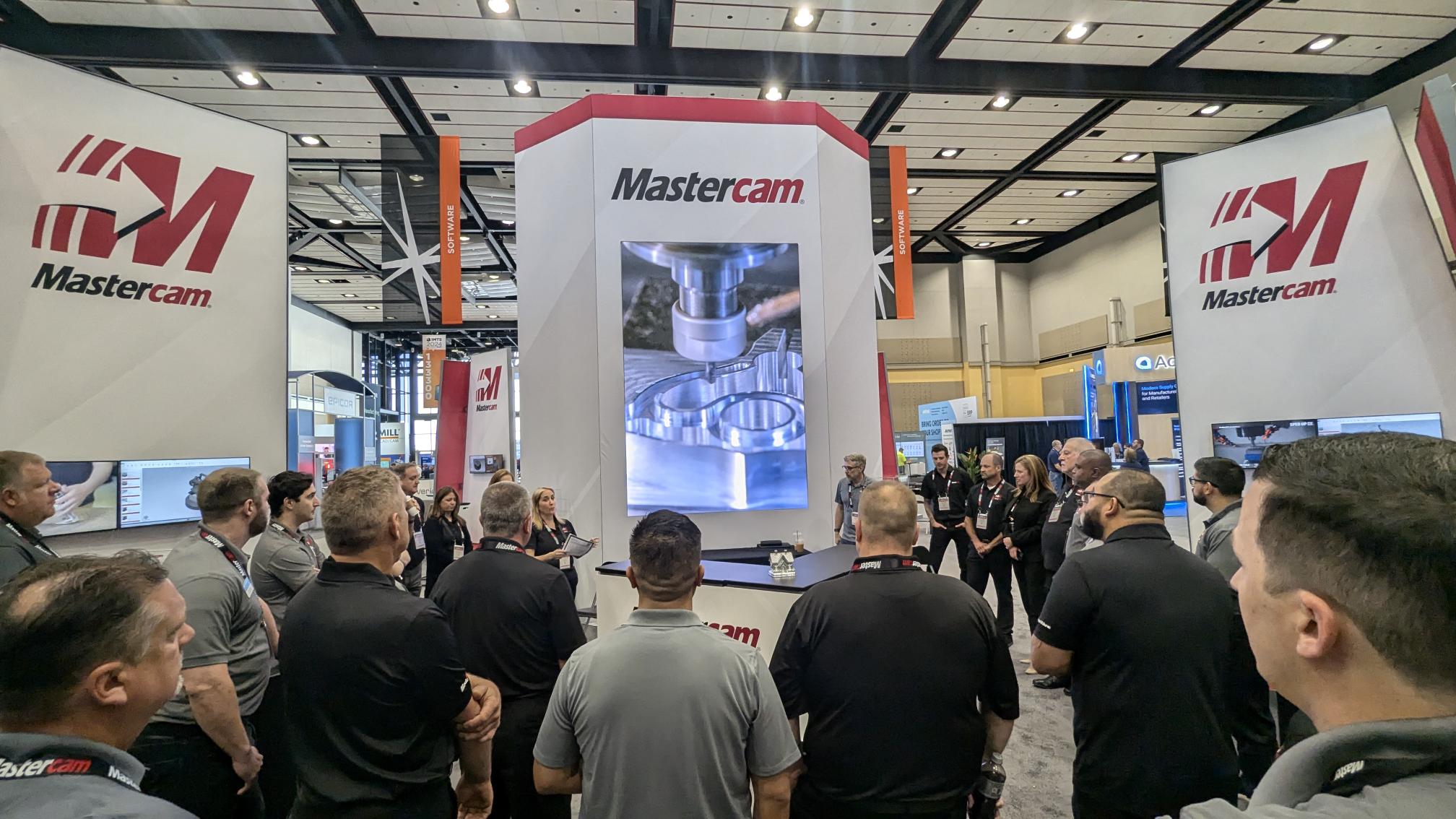 Mastercam booth at IMTS