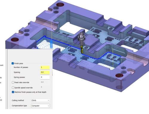 Understanding Mastercam Finish Passes