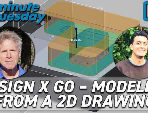 Design X Go – Modeling from a 2D Drawing | 2 Minute Tuesday