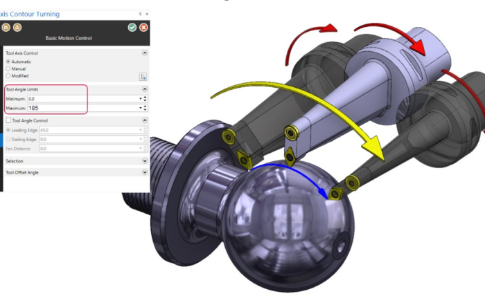 A-Axis Contour Turning in Mastercam Mill-Turn