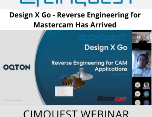 Design X Go: Reverse Engineering for Mastercam Has Arrived