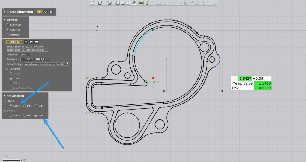 MM-arc tangency MM-arc tangency