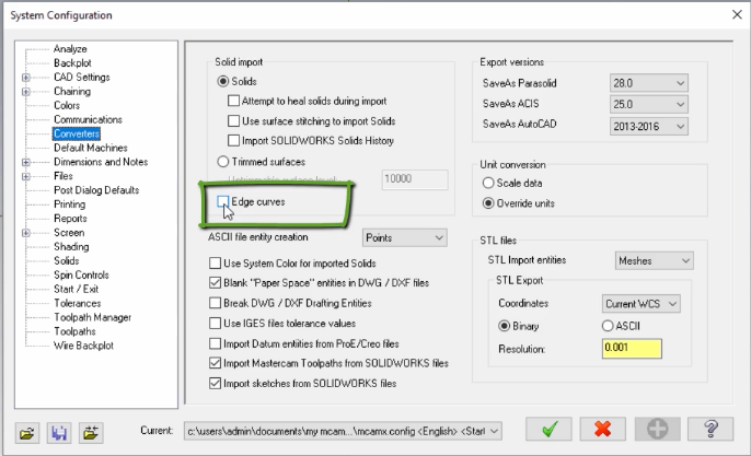 import text point data in mastercam x5