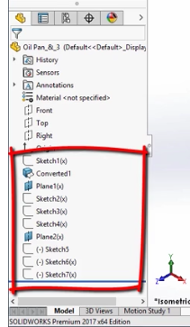 SOLIDWORKS 2017 Convert Features to Bodies and Surfaces
