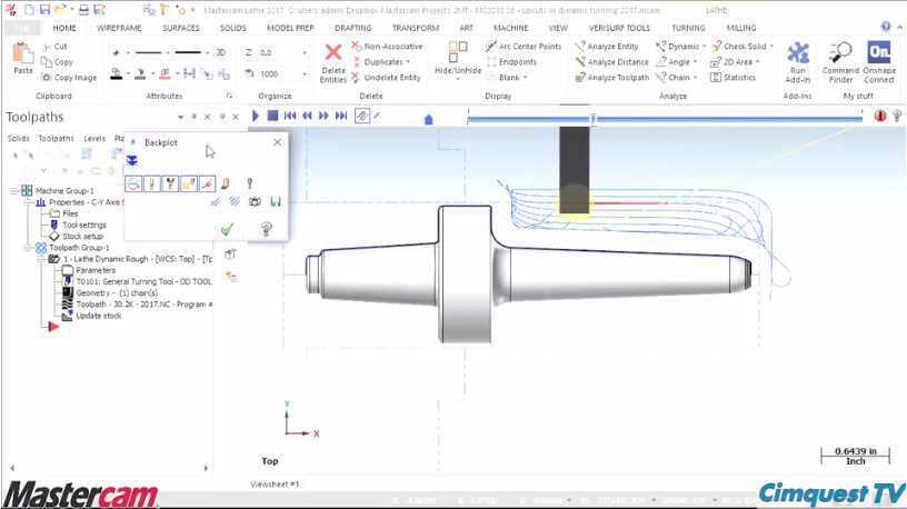 mastercam x4 tool without tip radius